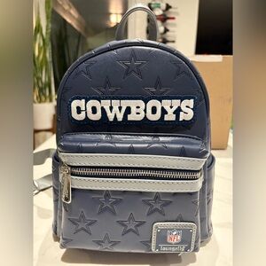 Loungefly NFL Dallas Cowboys Logo Mini Backpack